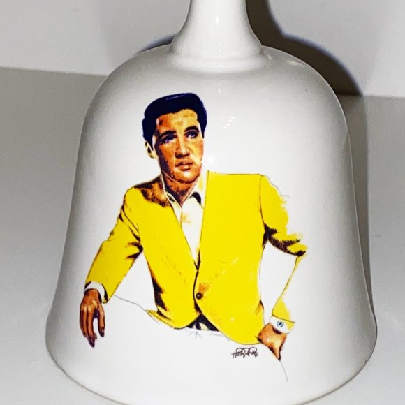 Vintage Rare Elvis Presley Collectible Ceramic Bell - Picture 2 of 3